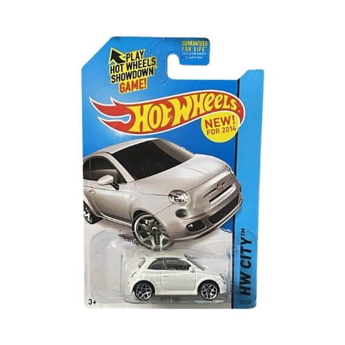 Fiat 500 (Pearl White)