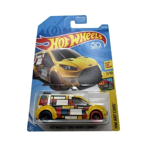 Hot Wheels Ford Transit Connect (Yellow)