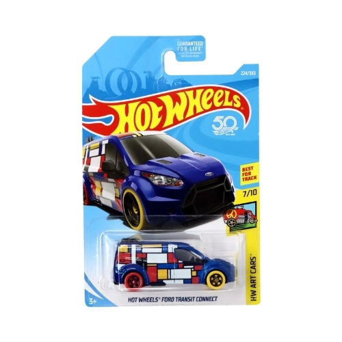 Hot Wheels Ford Transit Connect (Blue)